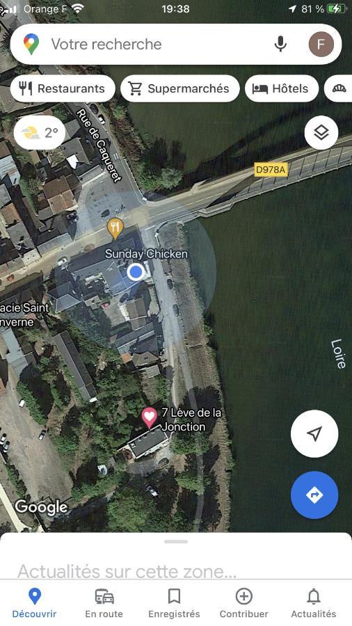 Апартаменты F3 Bord De Loire Complet Десиз Экстерьер фото